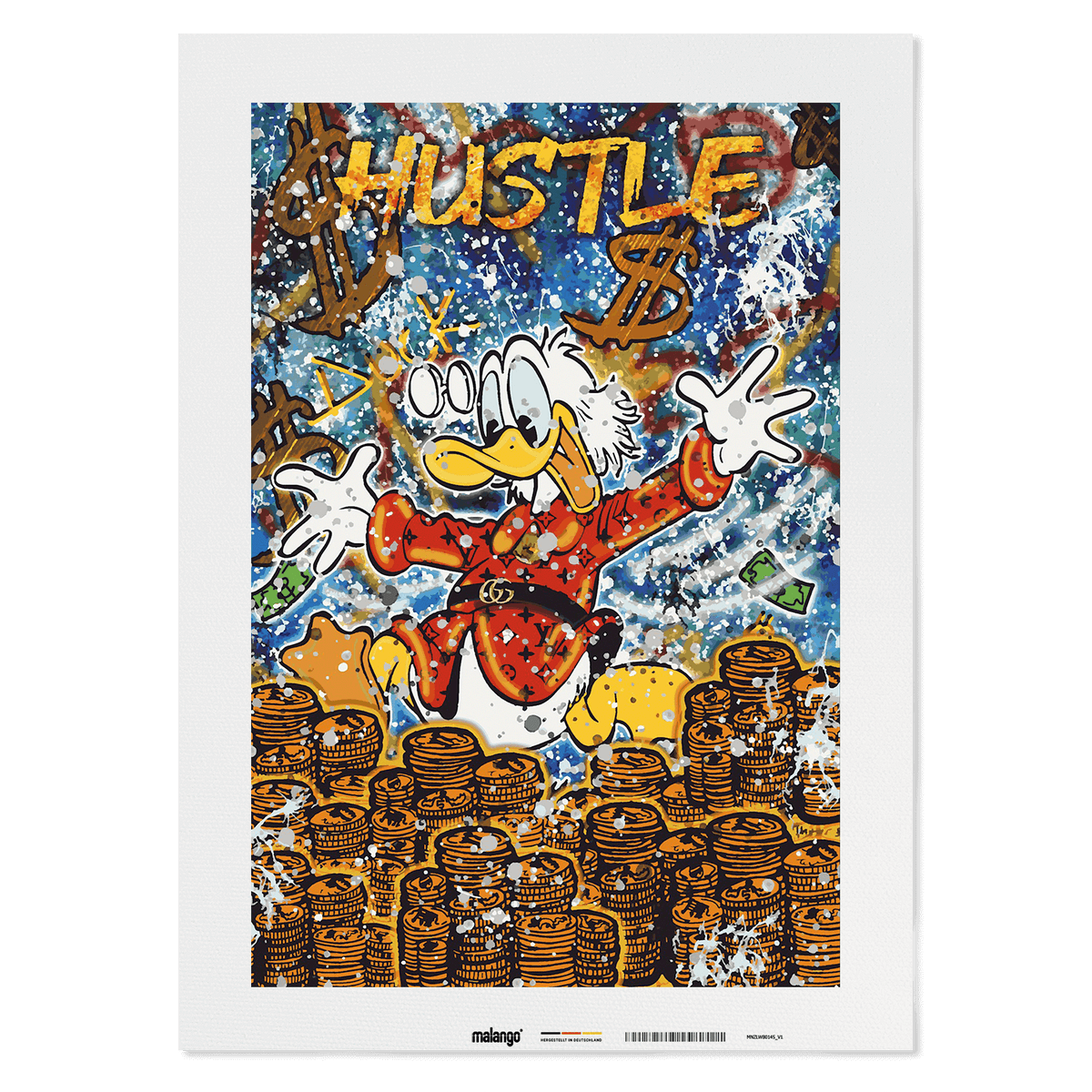 Malen nach Zahlen - DAGOBERT THE HUSTLE DUCK - LIMITED EDITION