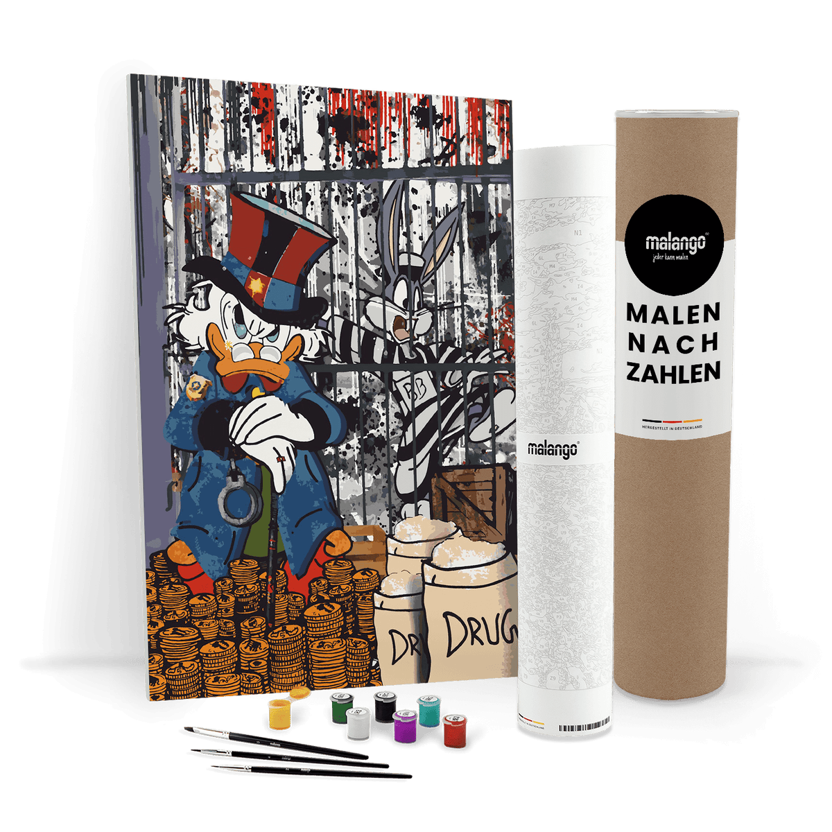 Malen nach Zahlen - GANGSTER SHERIFF DAGOBERT - LIMITED EDITION