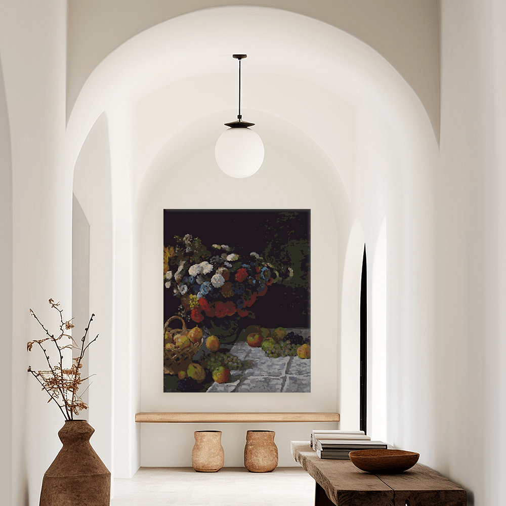 Malen nach Zahlen - Claude Monet - Flowers and Fruits