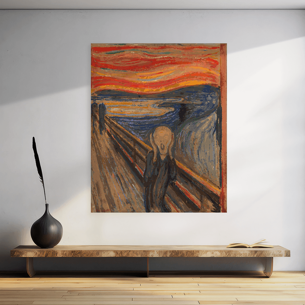 Malen nach Zahlen - Edvard Munch - Der Schrei