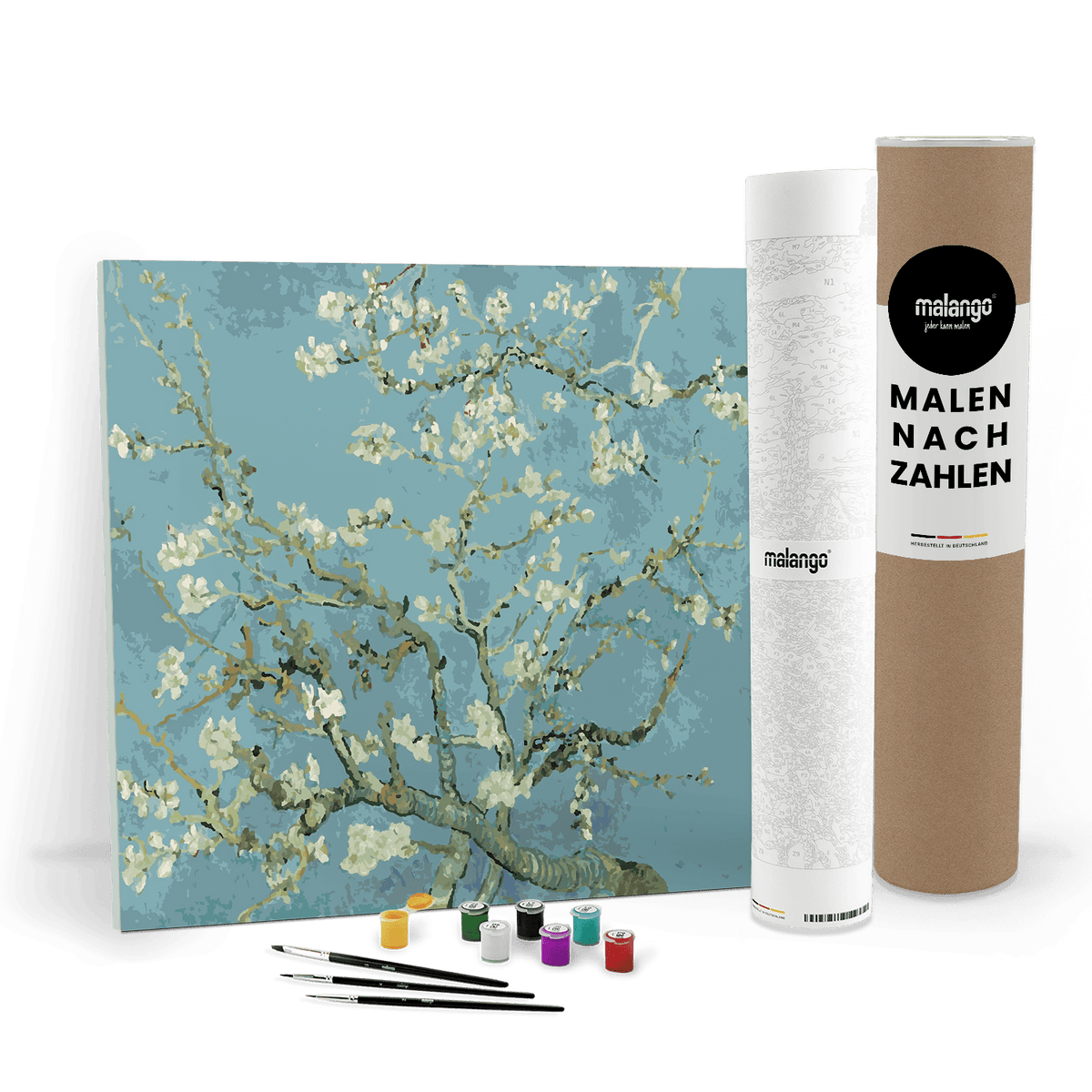 Malen nach Zahlen - Vincent van Gogh - Blühende Mandelbaumzweige