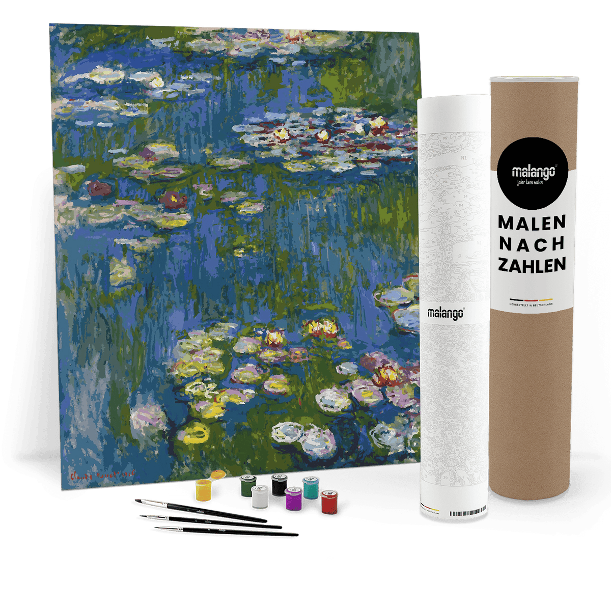 Malen nach Zahlen - Claude Monet - Seerosen - Water Lilies 1916