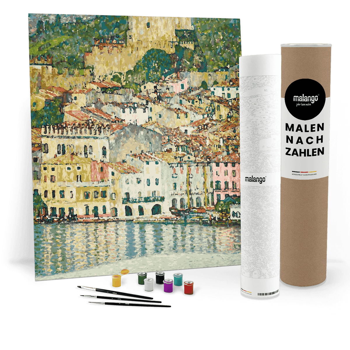 Malen nach Zahlen - Gustav Klimt - Malcesine am Gardasee