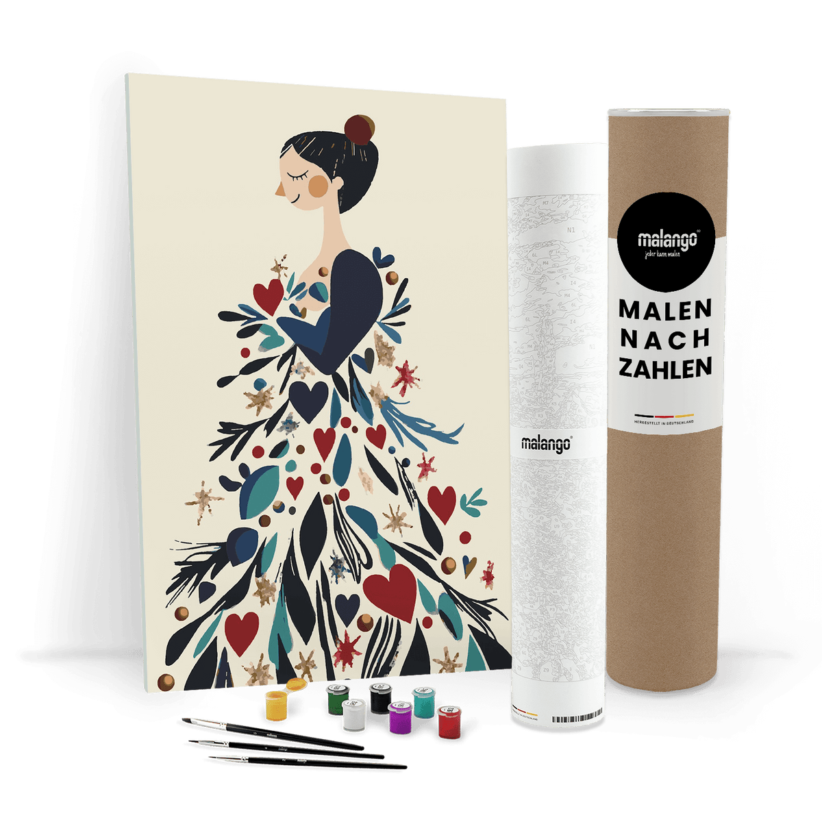 Malen nach Zahlen - The Christmas Dress