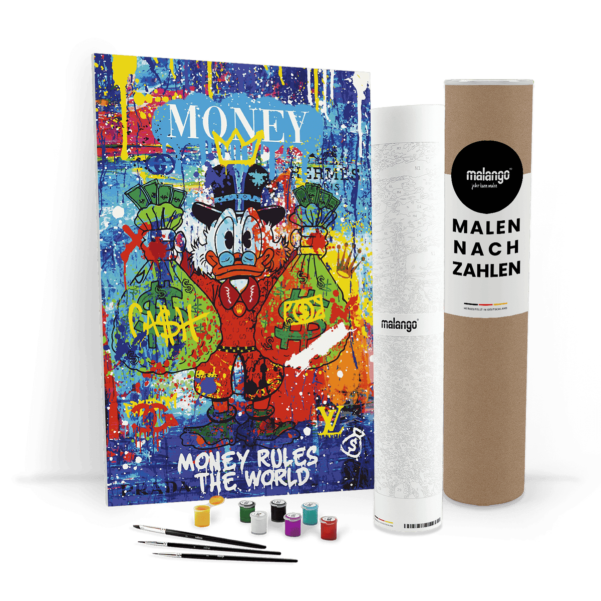 Malen nach Zahlen - DAGOBERT MONEY RULES THE WORLD No. 1 - LIMITED EDITION