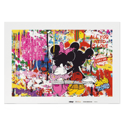 Malen nach Zahlen - Mickey Meets Banksy - Love Is All We Need - Hifza - Limited Edition