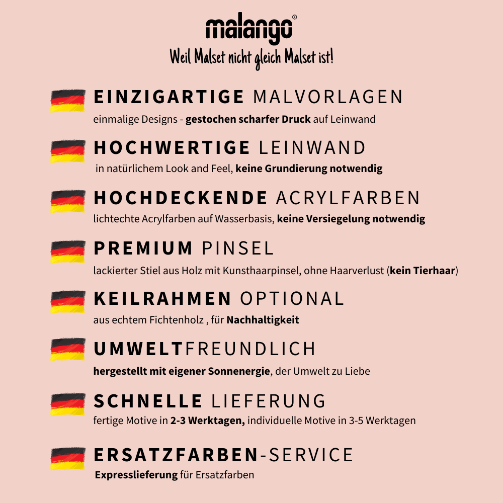 Malen nach Zahlen - eigenes Foto - bis zu 24 Farben