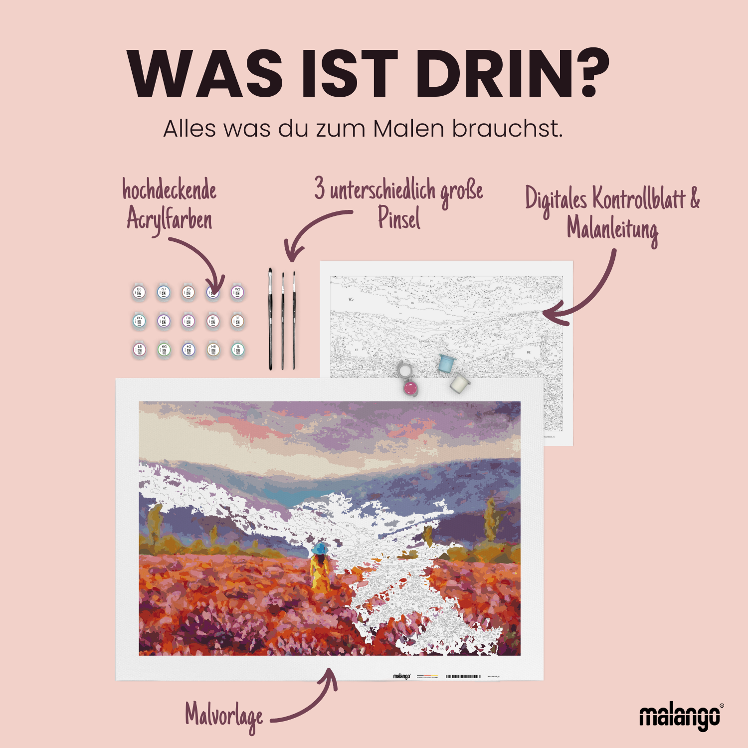 Malen nach Zahlen - Bär Bärbel
