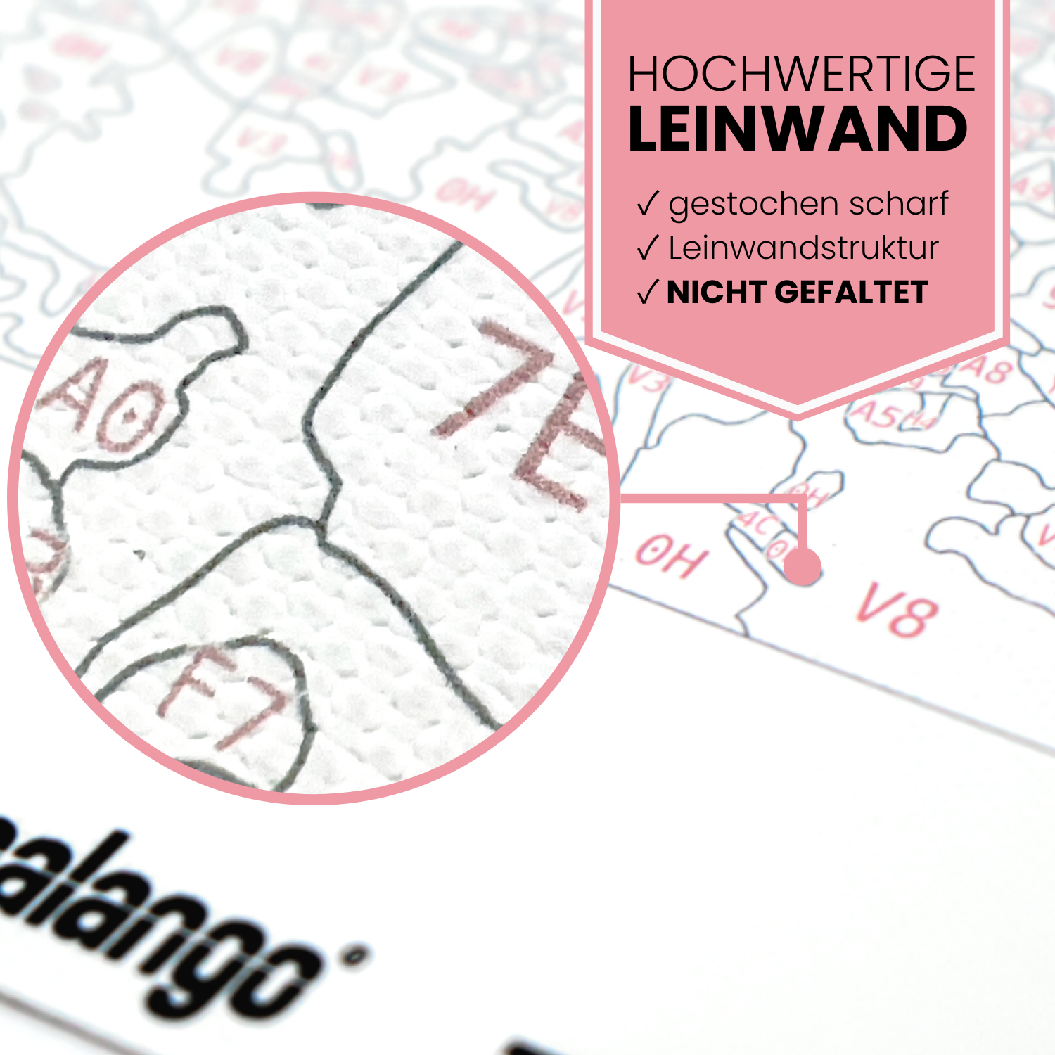 Malen nach Zahlen - Blumen Landschaft No. 1