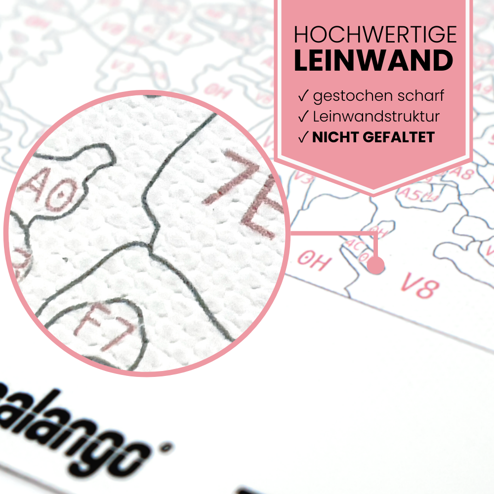 Malen nach Zahlen - eigenes Foto