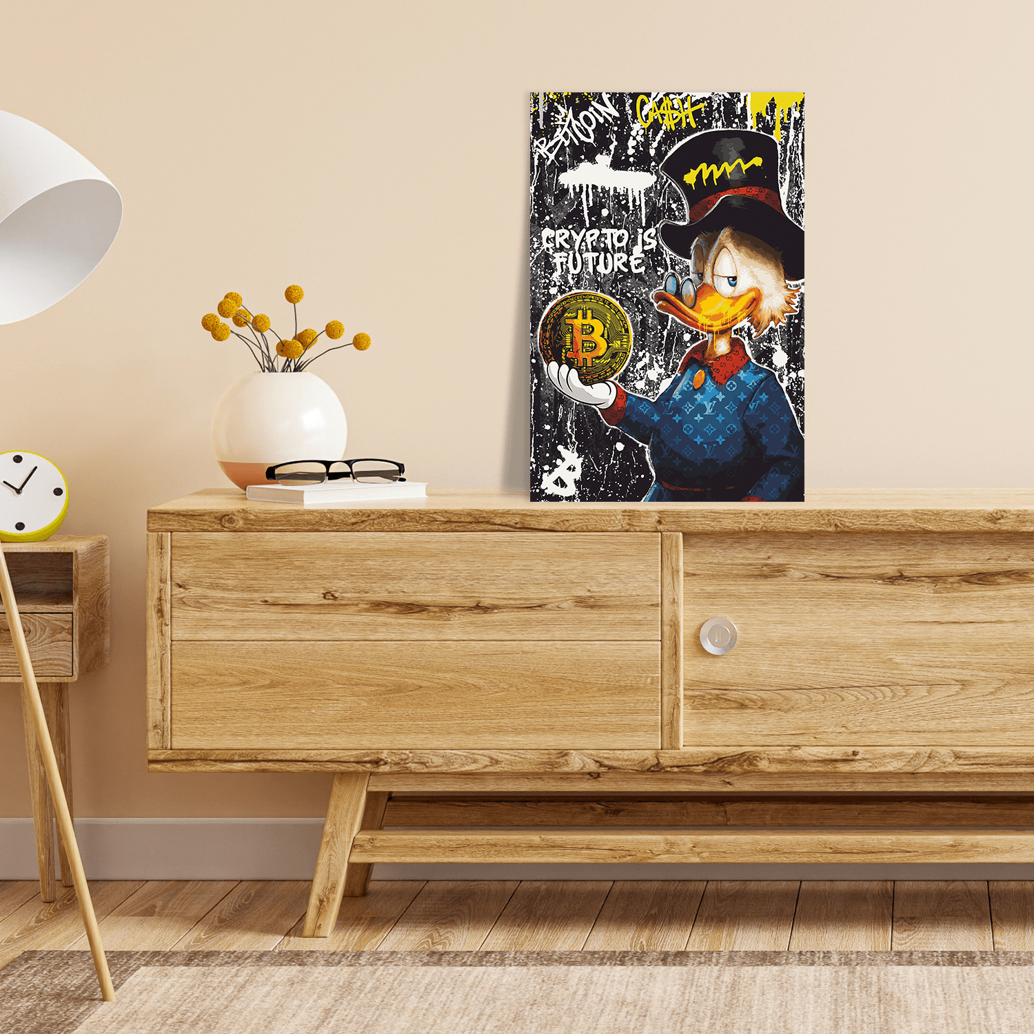 Malen nach Zahlen - DAGOBERT BITCOIN DUCK No. 1 - LIMITED EDITION