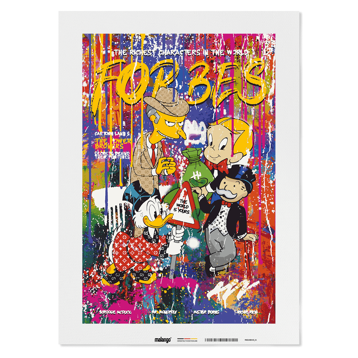 Malen nach Zahlen - FORBES No. 1 - LIMITED EDITION