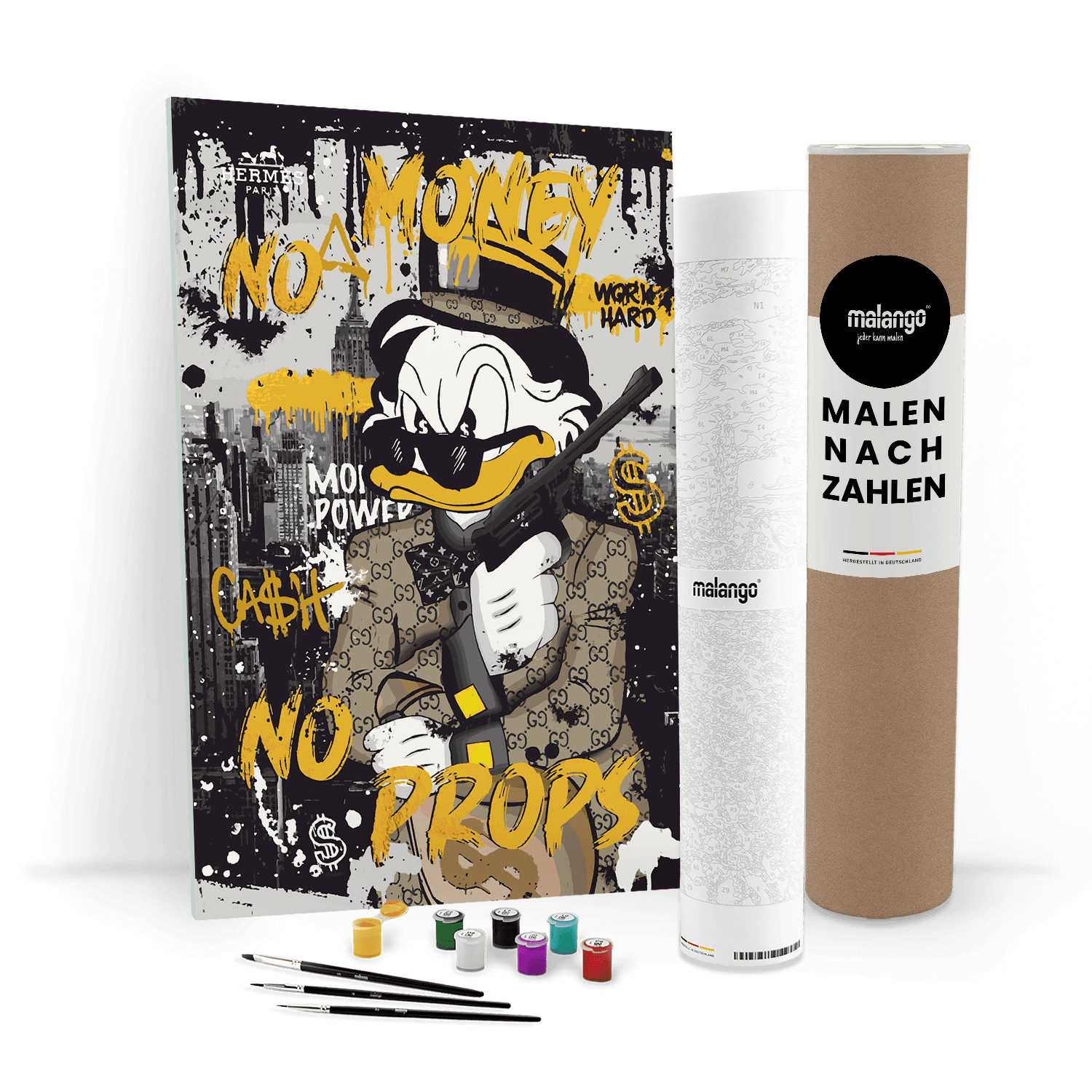 Malen nach Zahlen - DAGOBERT GANGSTER DUCK No. 1 - LIMITED EDITION