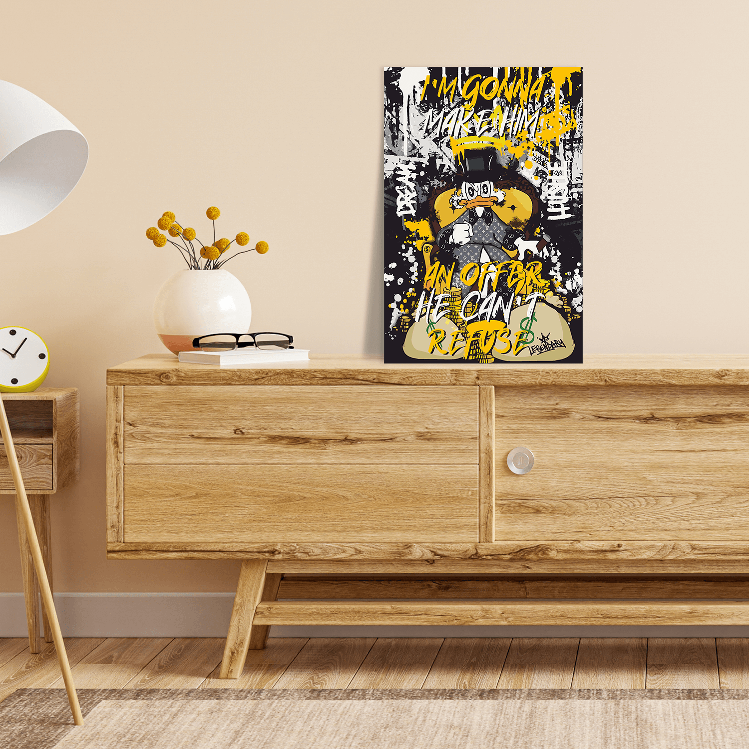 Malen nach Zahlen - DAGOBERT GODFATHER DUCK No. 1 - LIMITED EDITION