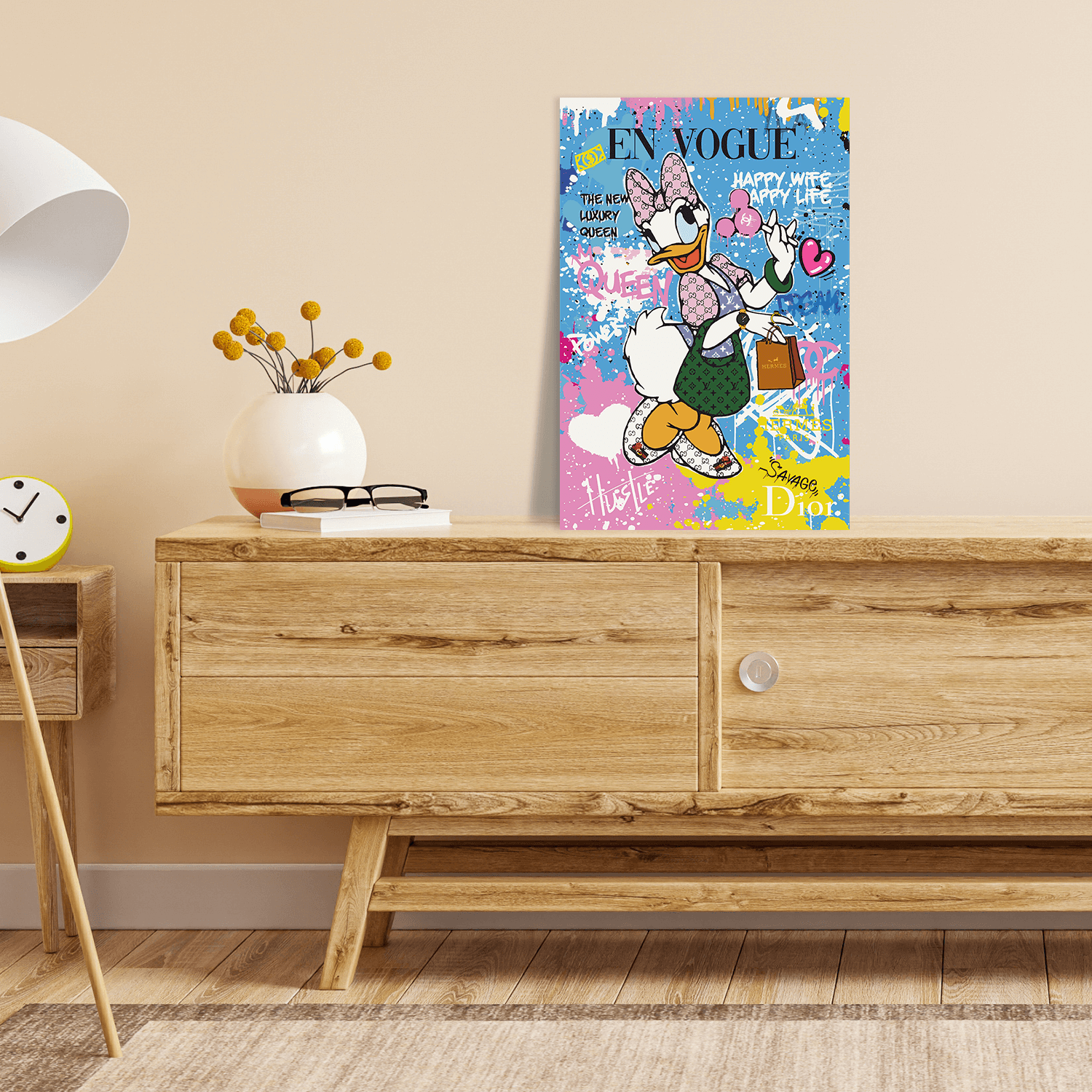 Malen nach Zahlen - DAISY HAPPY WIFE HAPPY LIFE No. 1 - LIMITED EDITION