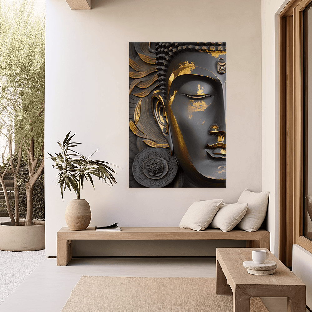 Leinwandbild - Buddha Bing