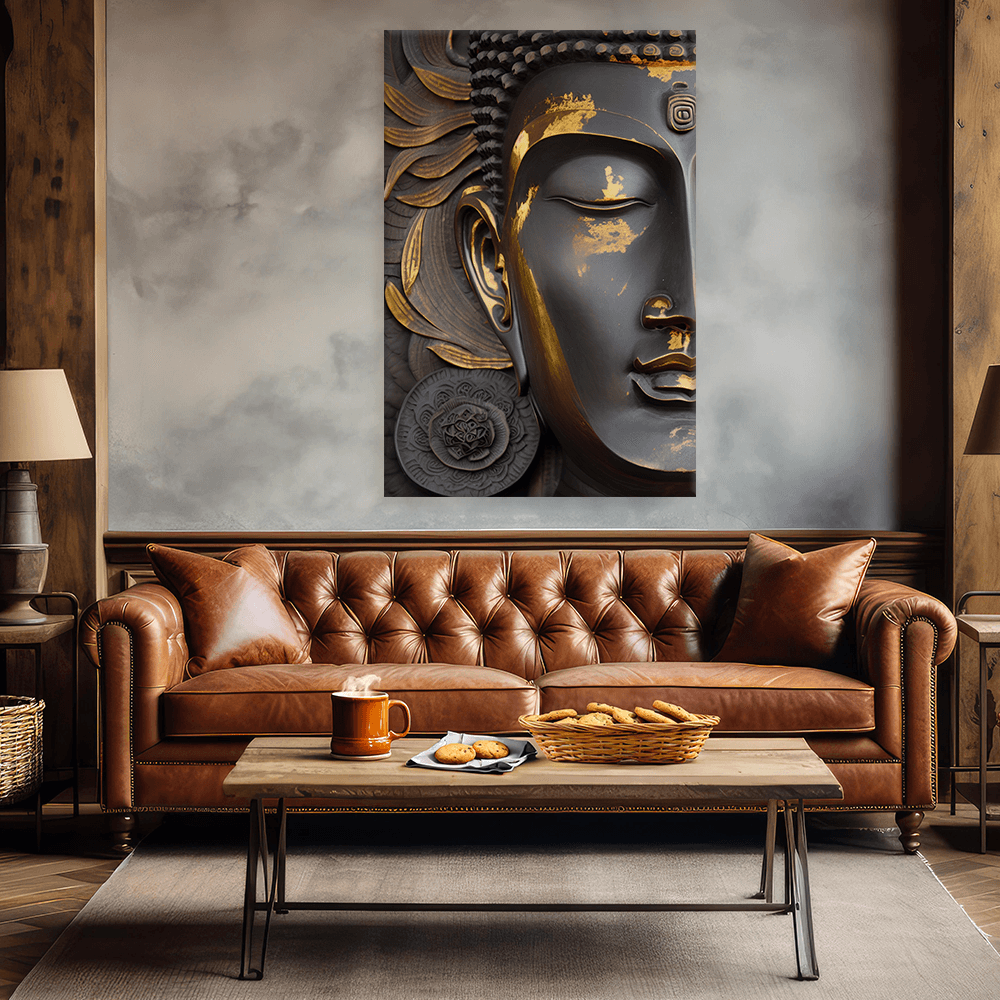 Leinwandbild - Buddha Bing