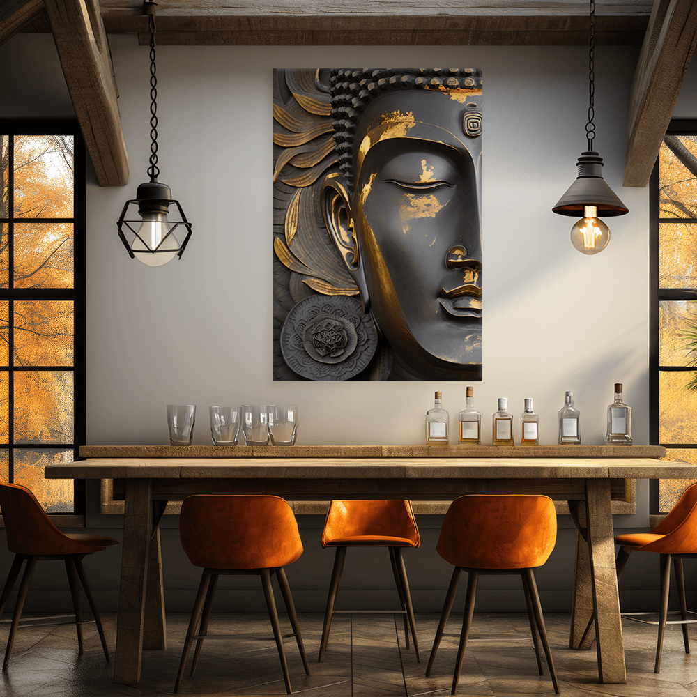 Leinwandbild - Buddha Bing
