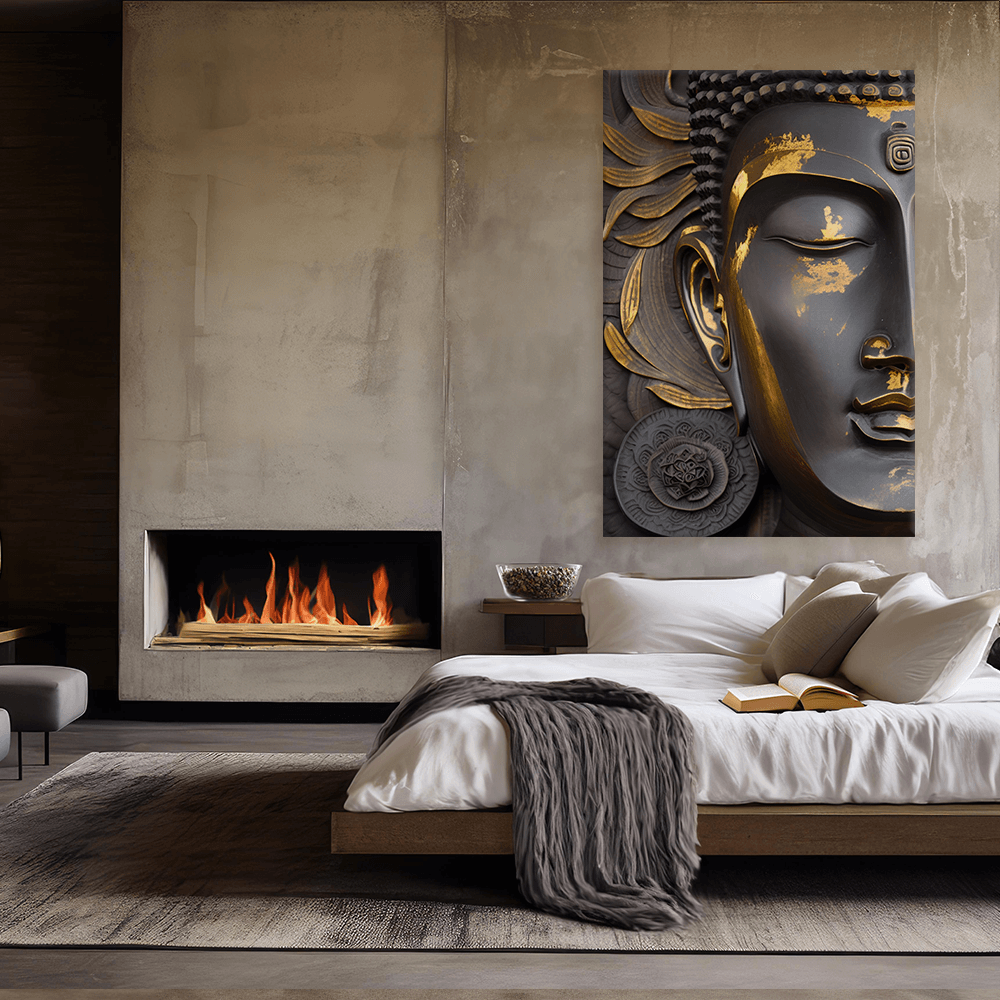 Leinwandbild - Buddha Bing