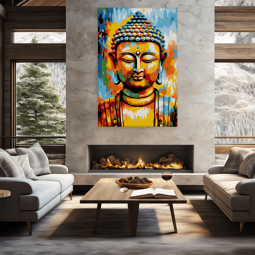 Leinwandbild - Buddha Bob