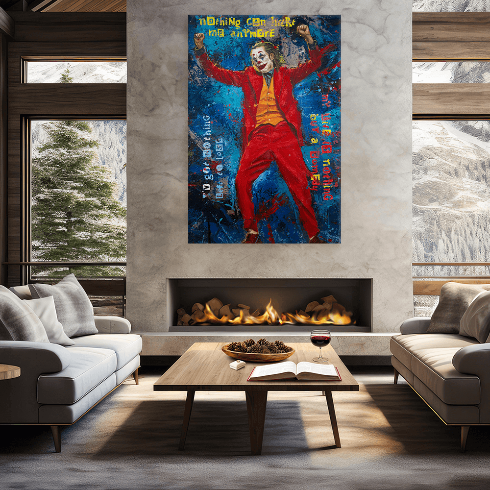 Leinwandbild - JOKER - NOTHING CAN HURT ME ANYMORE - LIMITED EDITION