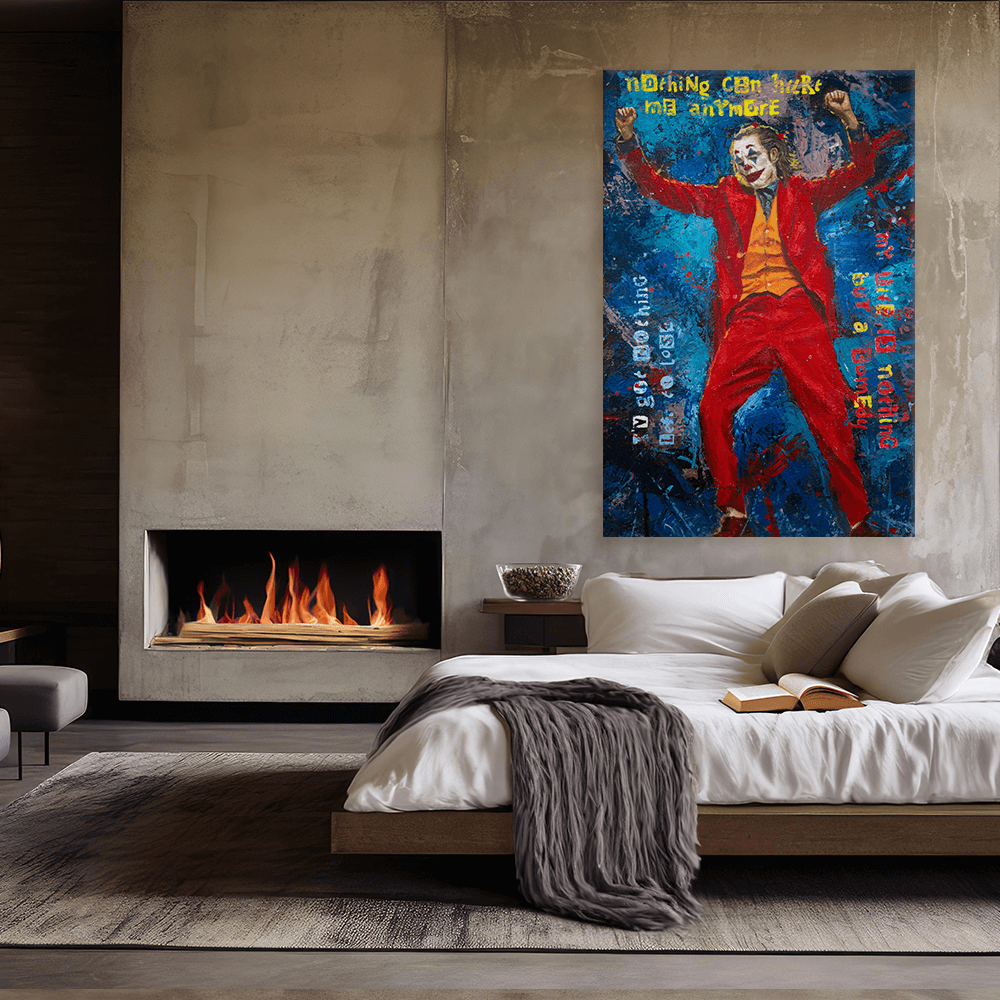 Leinwandbild - JOKER - NOTHING CAN HURT ME ANYMORE - LIMITED EDITION