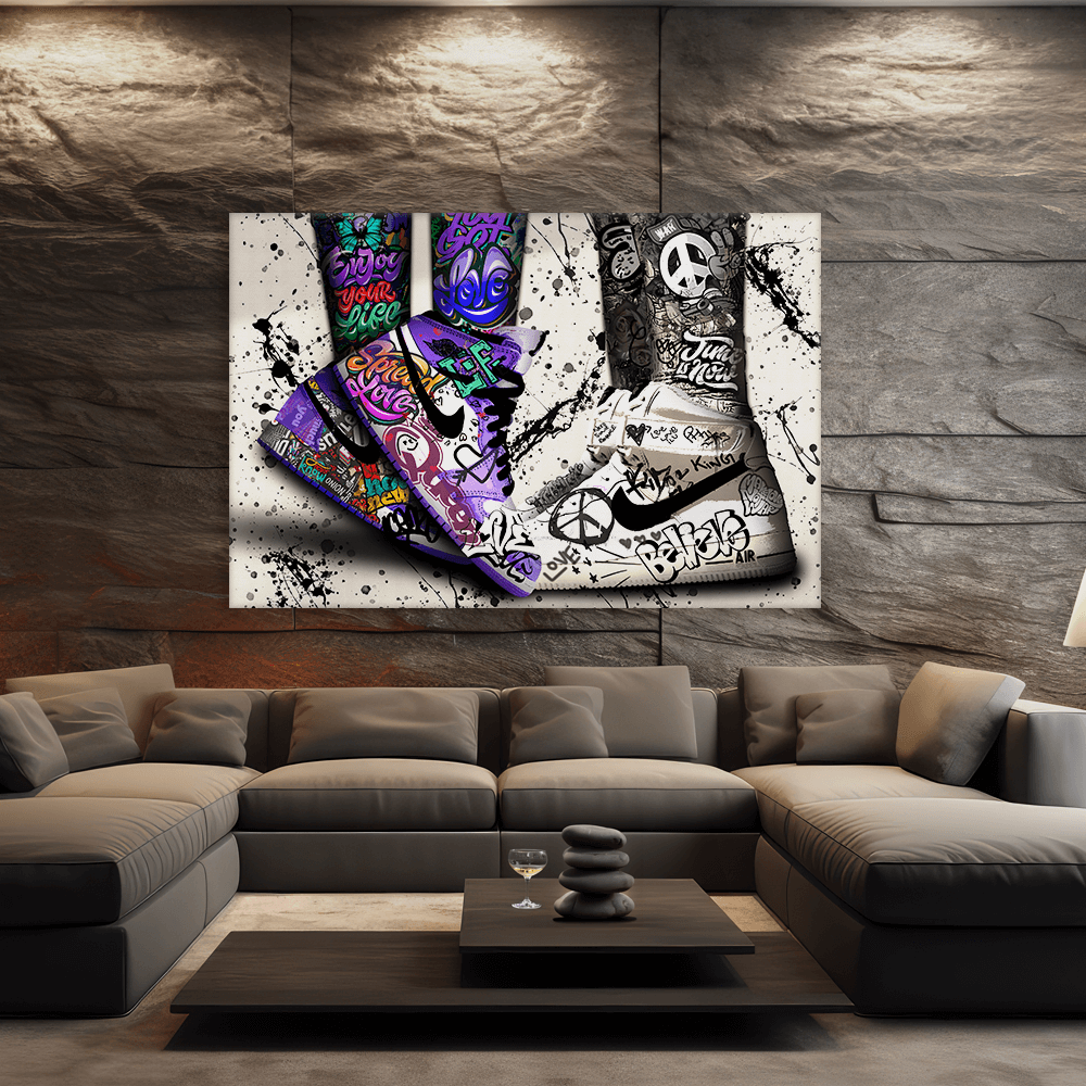 Leinwandbild - JORDAN - BELIVE IN PEACE - LIMITED EDITION