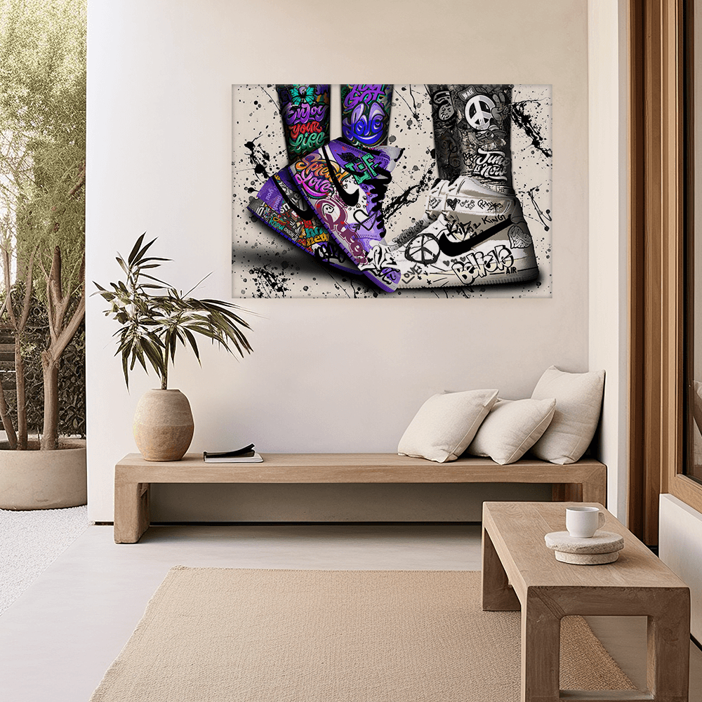 Leinwandbild - JORDAN - BELIVE IN PEACE - LIMITED EDITION