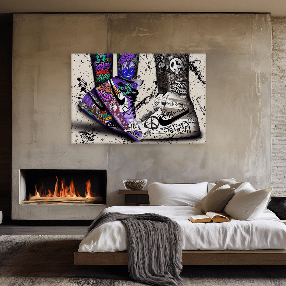Leinwandbild - JORDAN - BELIVE IN PEACE - LIMITED EDITION