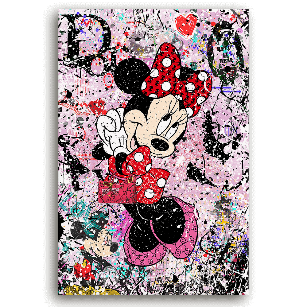 Leinwandbild - MINNIE THE LUXURY QUEEN - LIMITED EDITION