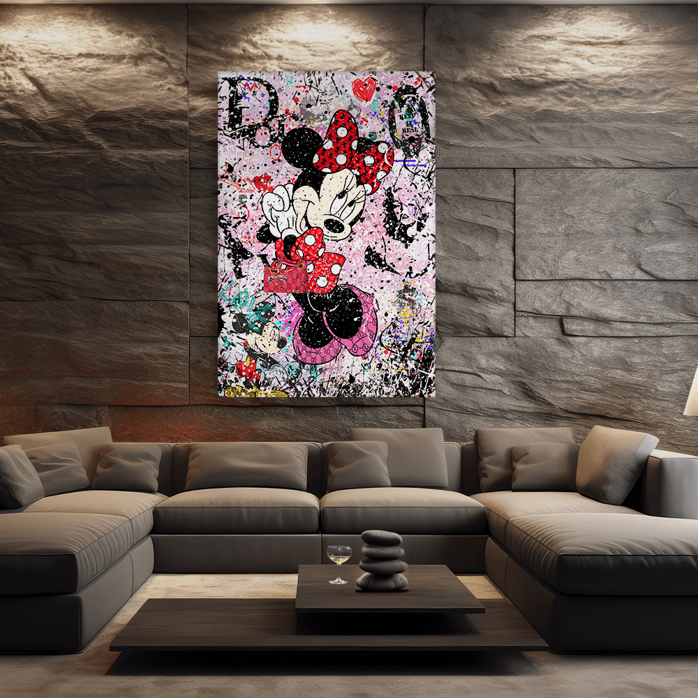 Leinwandbild - MINNIE THE LUXURY QUEEN - LIMITED EDITION