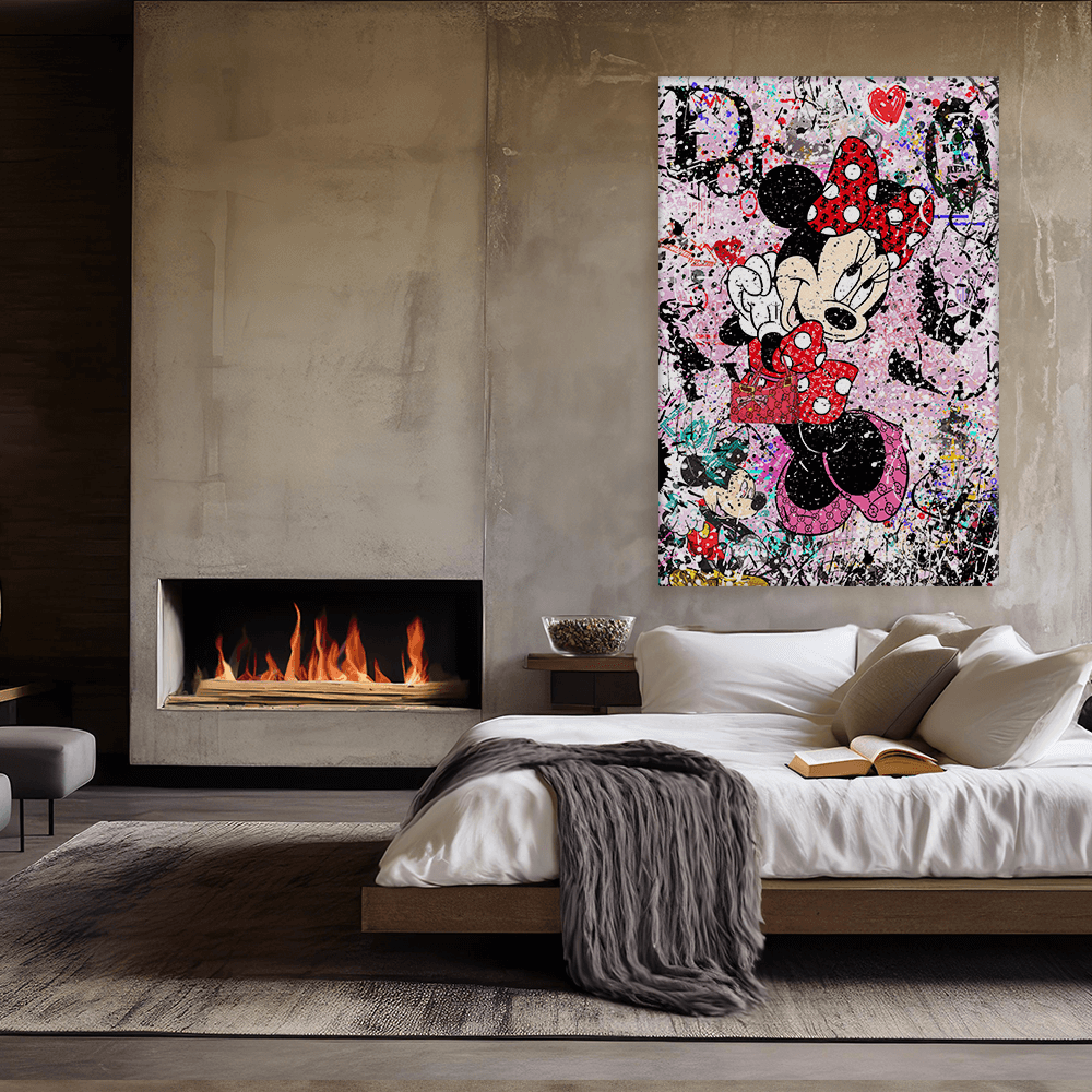 Leinwandbild - MINNIE THE LUXURY QUEEN - LIMITED EDITION