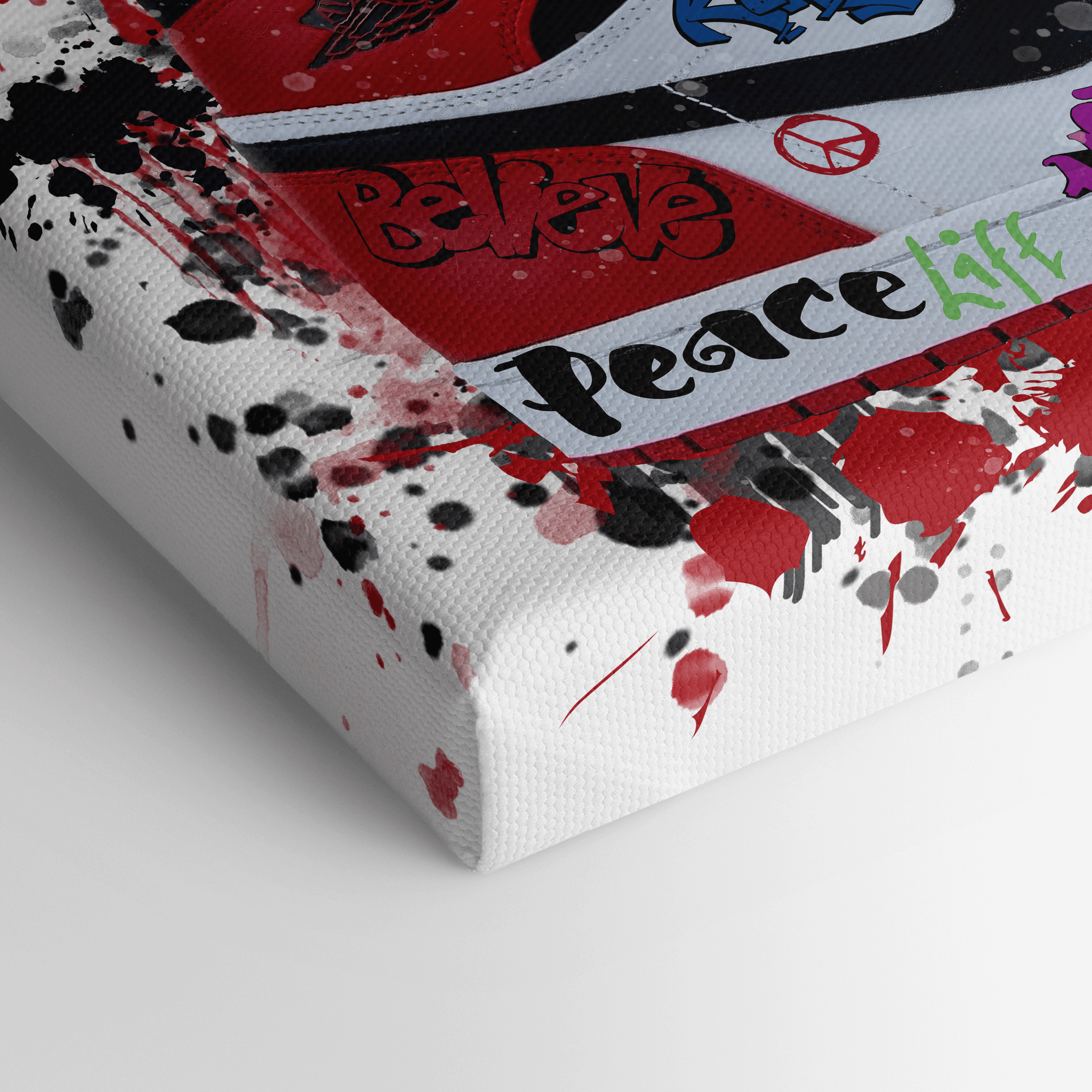 Leinwandbild - JORDAN - LOVE AND PEACE - LIMITED EDITION