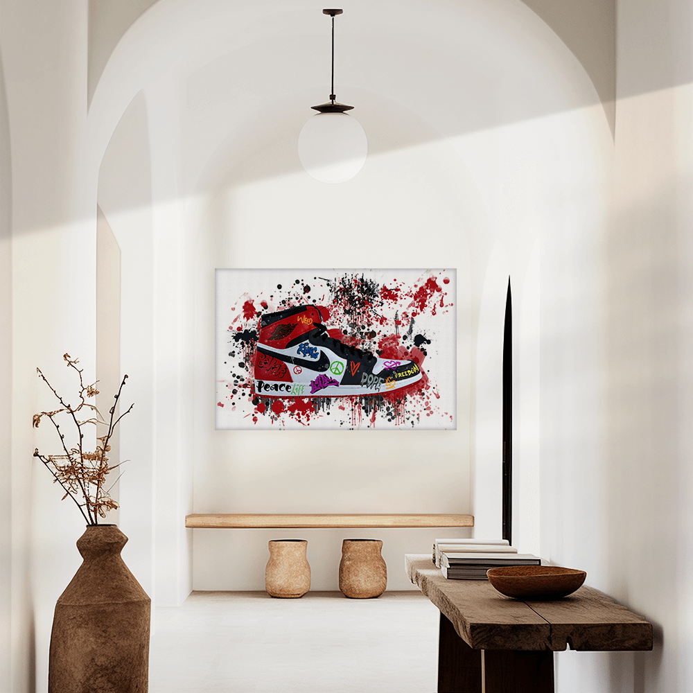 Leinwandbild - JORDAN - LOVE AND PEACE - LIMITED EDITION
