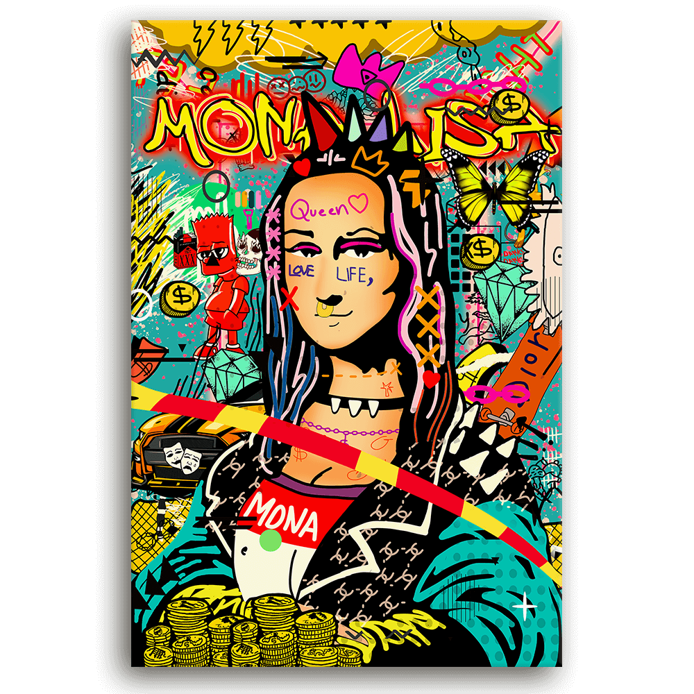 Leinwandbild - MONA LISA POP ART - LIMITED EDITION