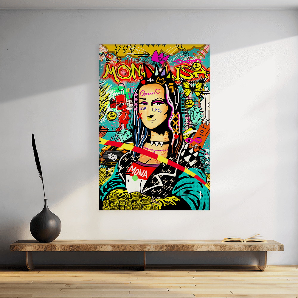 Leinwandbild - MONA LISA POP ART - LIMITED EDITION