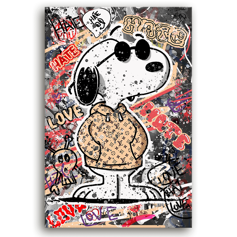 Leinwandbild - LOVE AND HATE - LIMITED EDITION