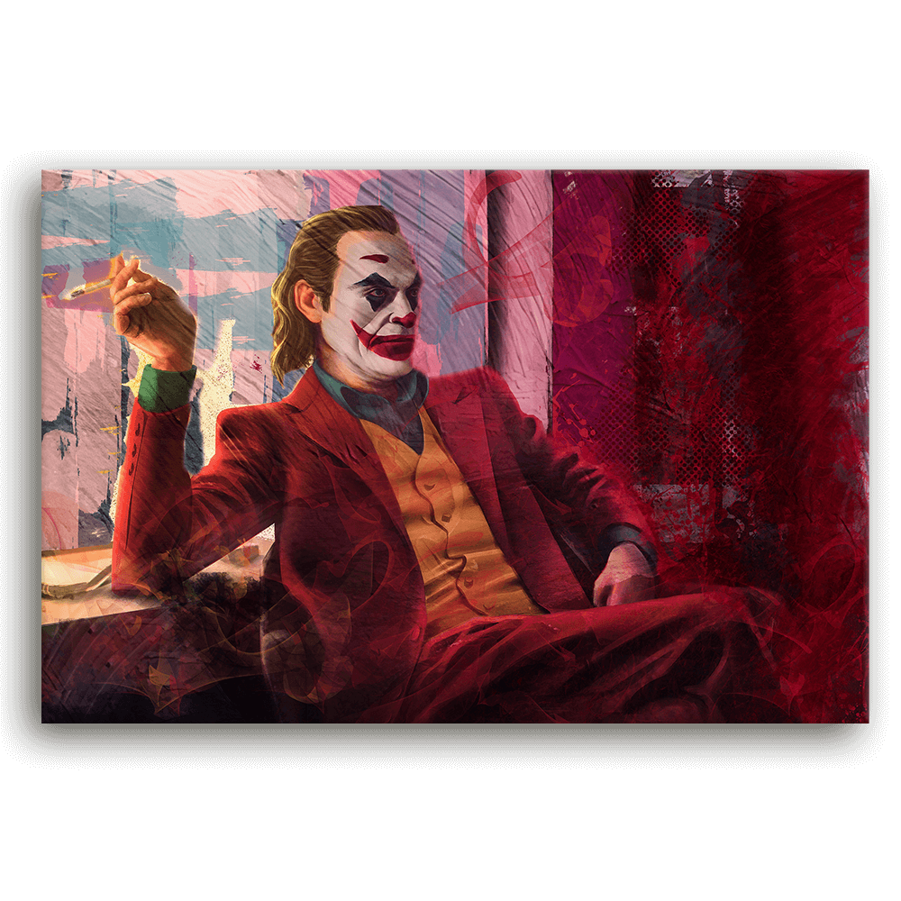 Leinwandbild - JOKER - LIFE IS COMEDY - LIMITED EDITION