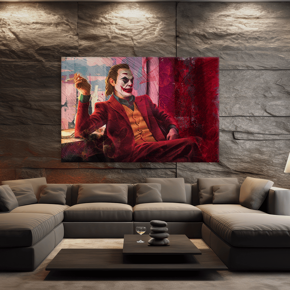 Leinwandbild - JOKER - LIFE IS COMEDY - LIMITED EDITION