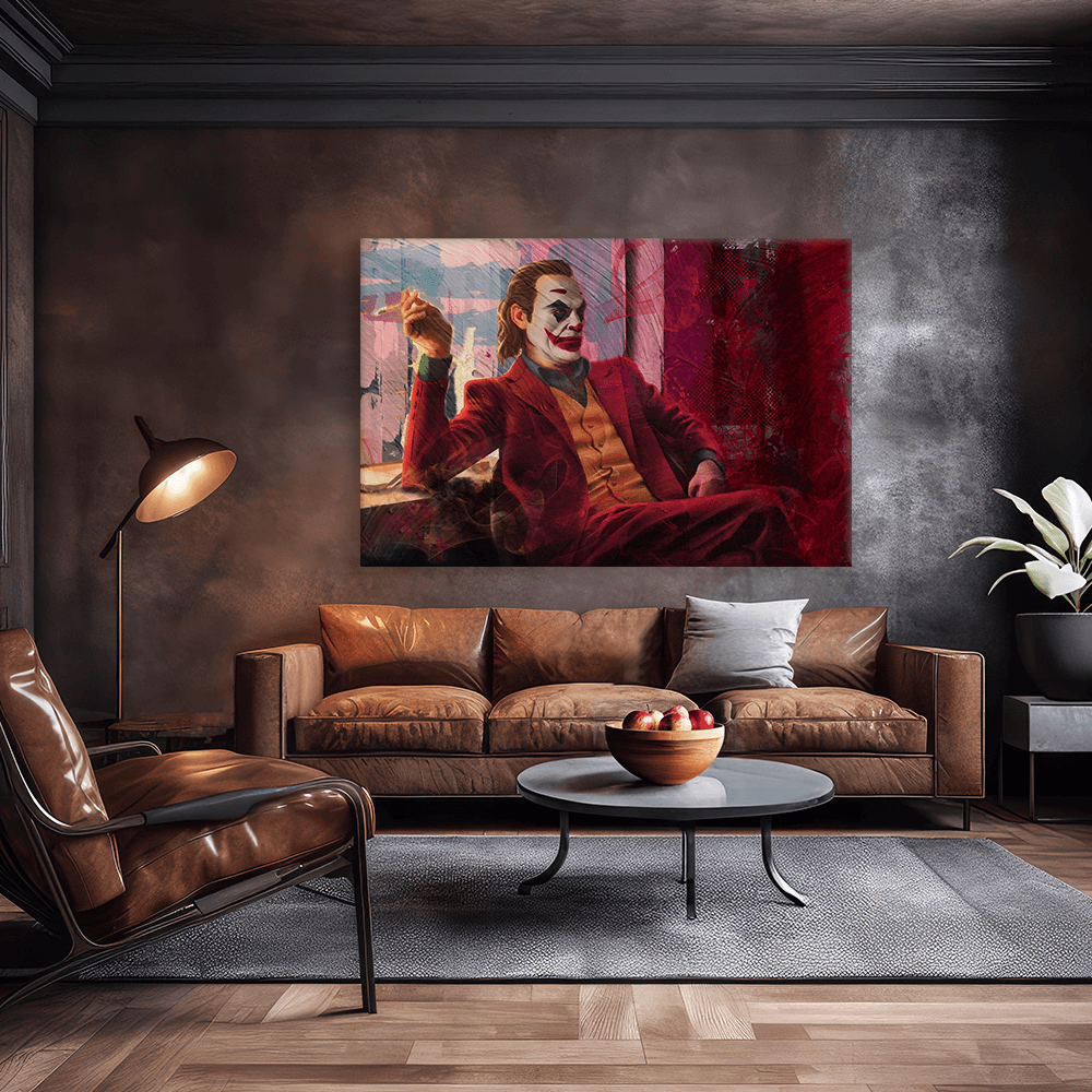 Leinwandbild - JOKER - LIFE IS COMEDY - LIMITED EDITION