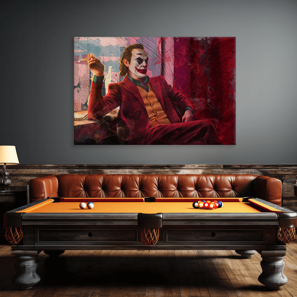 Leinwandbild - JOKER - LIFE IS COMEDY - LIMITED EDITION