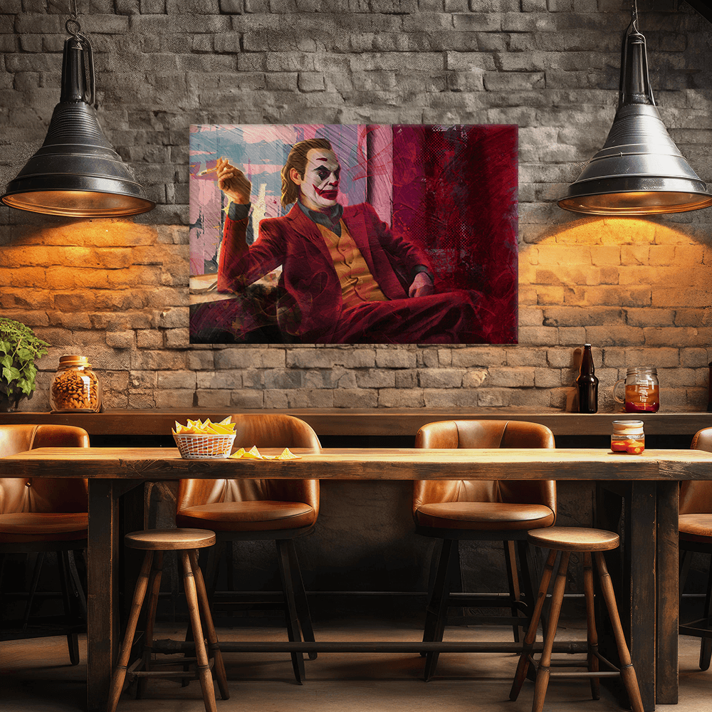 Leinwandbild - JOKER - LIFE IS COMEDY - LIMITED EDITION
