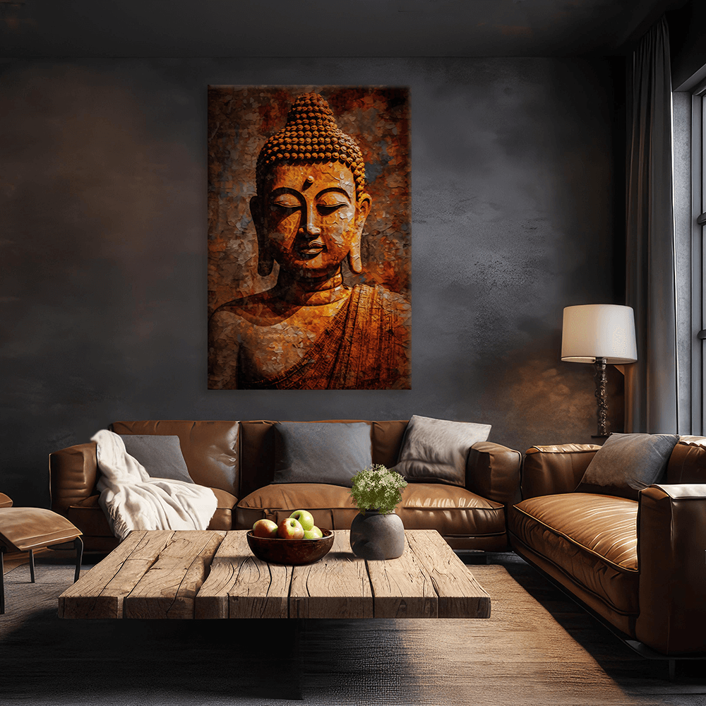 Leinwandbild - Buddha Boho