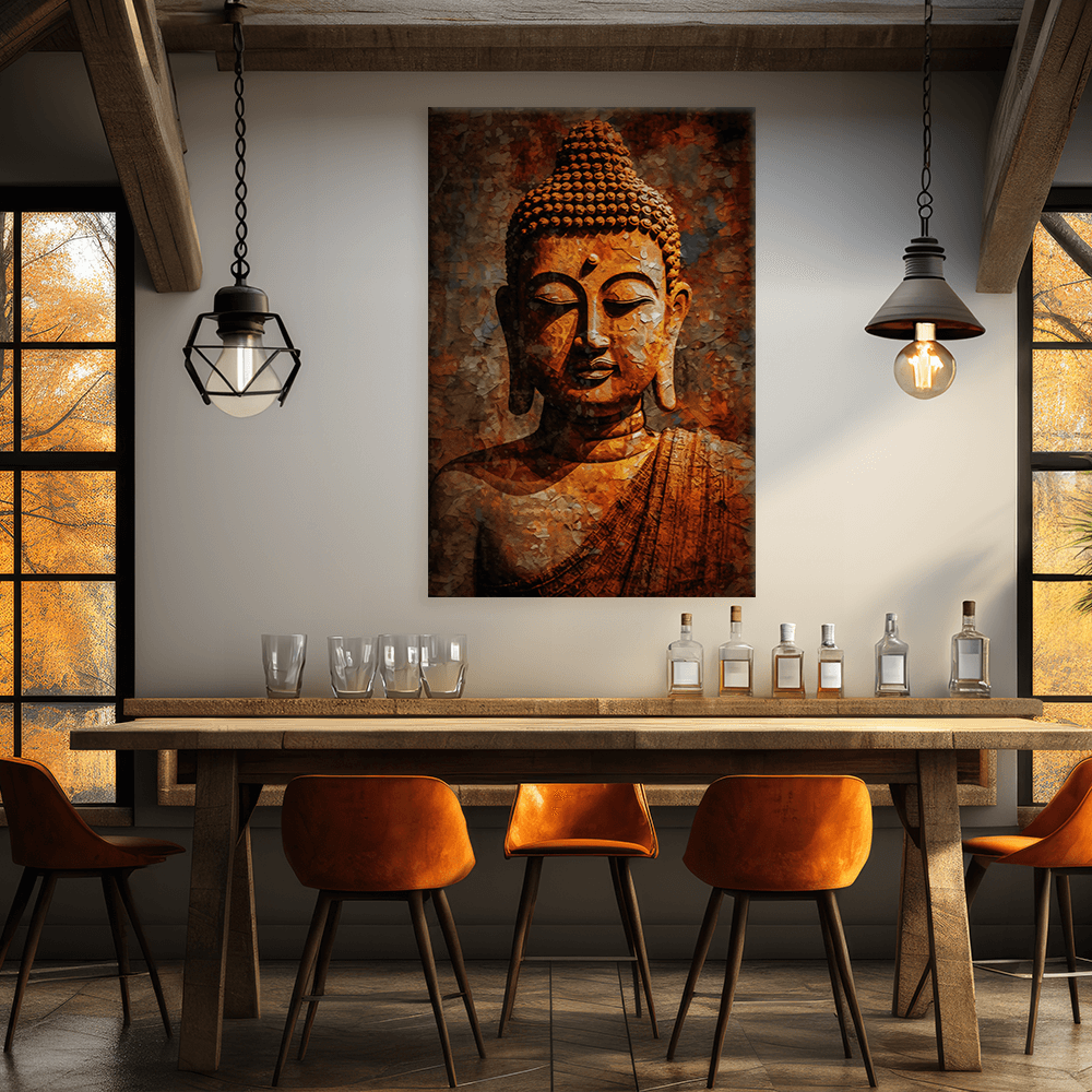 Leinwandbild - Buddha Boho