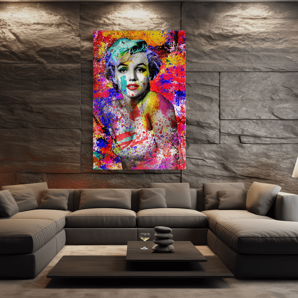 Leinwandbild - MARILYN MONROE - COLOR ME POP ART - LIMITED EDITION