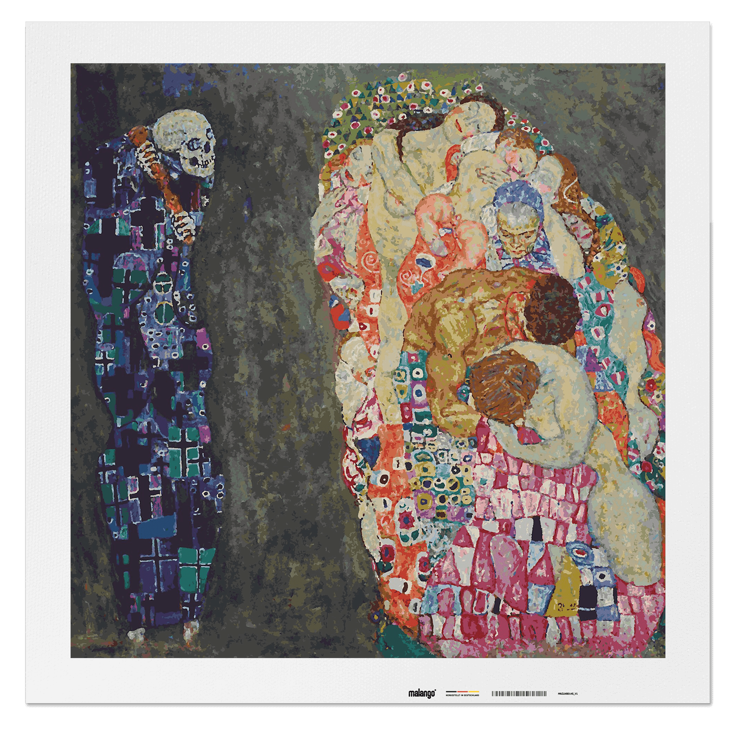 Malen nach Zahlen - Gustav Klimt - Tod und Leben, c.1911