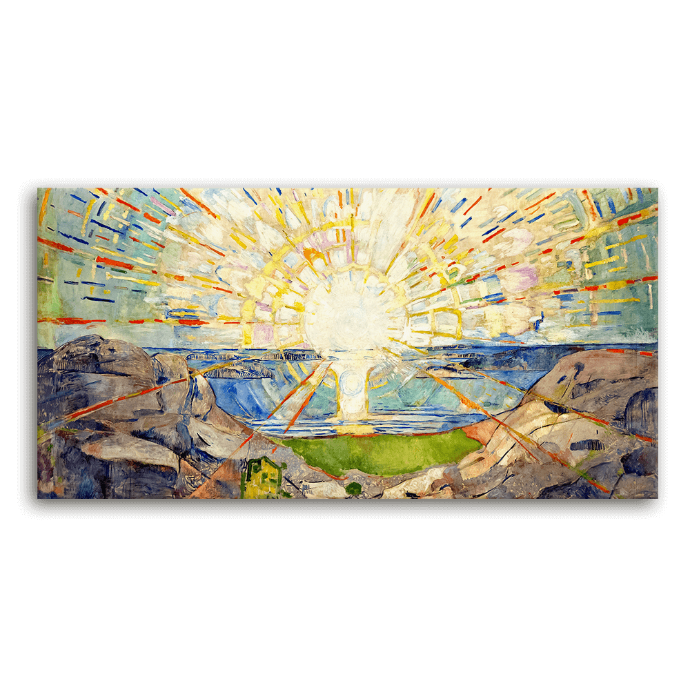 Leinwandbild - Edvard Munch - Die Sonne 1911