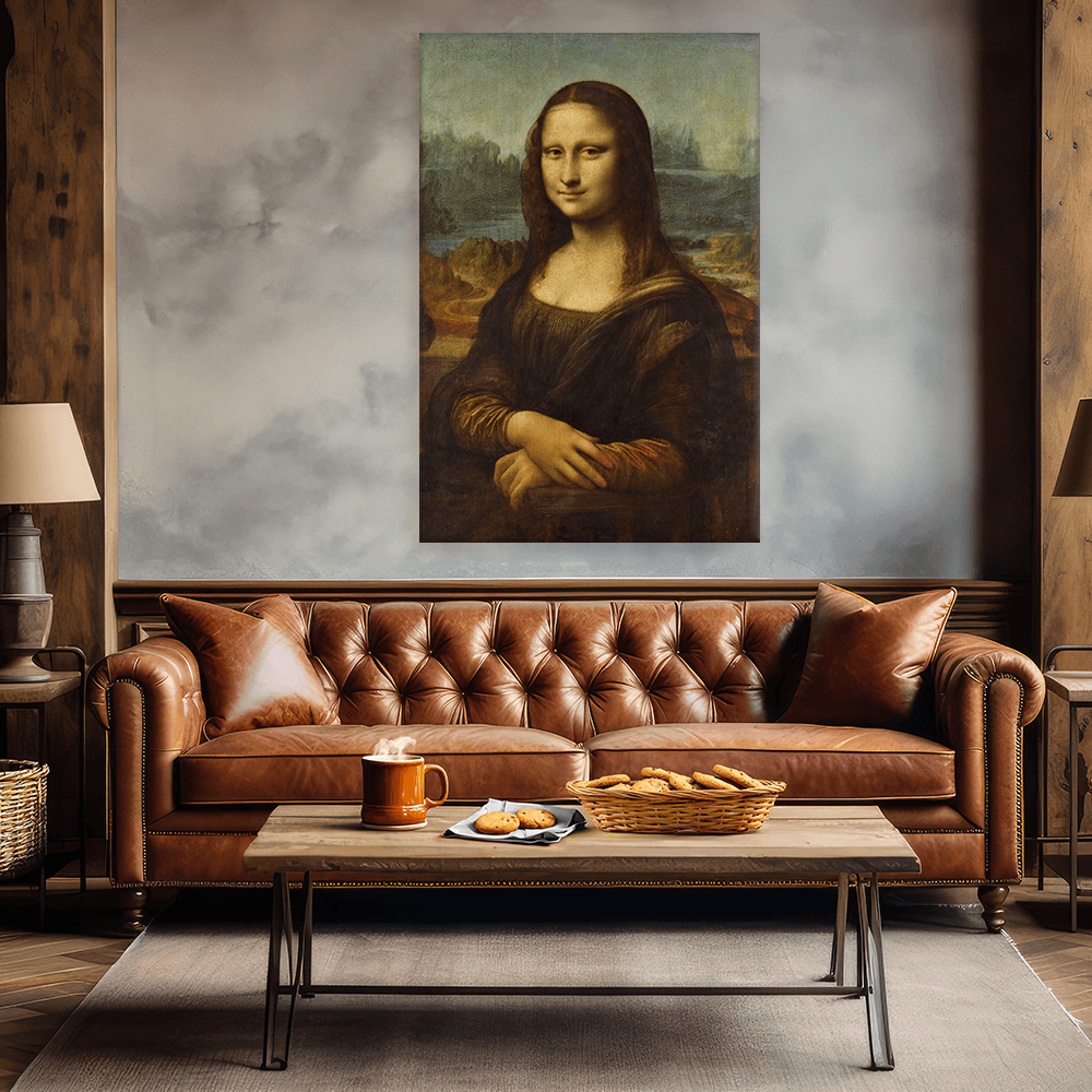 Leinwandbild - Leonardo da Vinci - Mona Lisa
