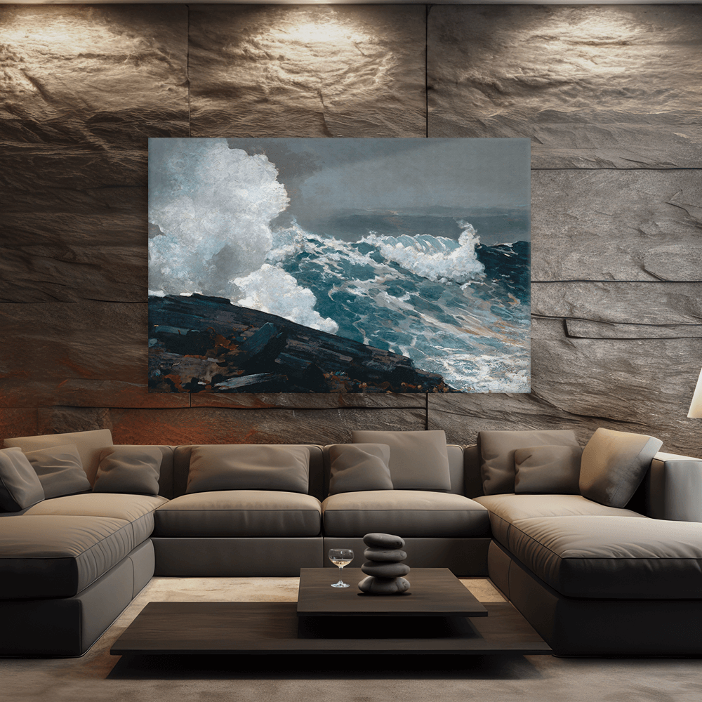 Leinwandbild - Winslow Homer - Northeaster