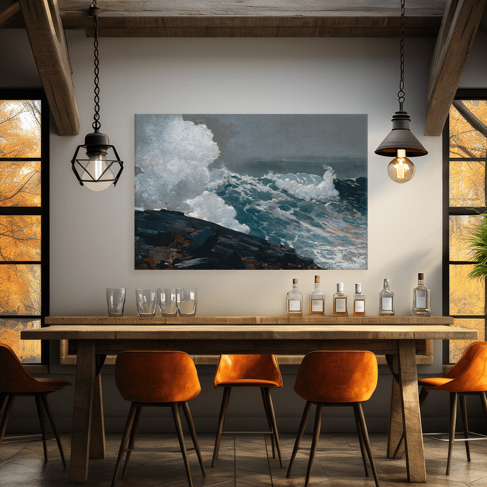 Leinwandbild - Winslow Homer - Northeaster